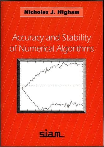 Tapa de Accuracy and stability of numerical algorithms