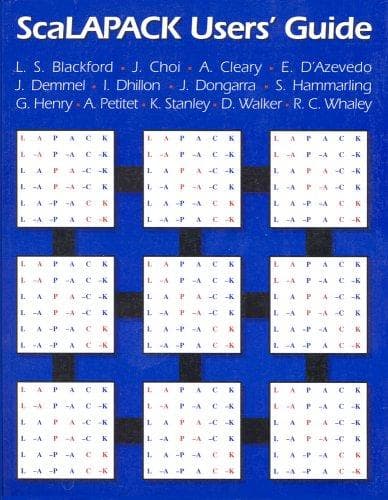 Tapa de ScaLAPACK Users' Guide (Software, Environments and Tools)