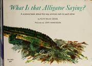 Tapa de What is that alligator saying?