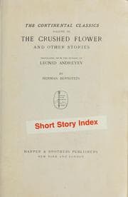 Tapa de The crushed flower, and other stories
