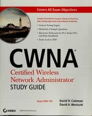 Tapa de CWNA Certified Wireless Network Administrator study guide
