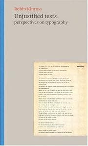 Tapa de Unjustified Texts