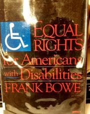 Tapa de Equal rights for Americans with disabilities