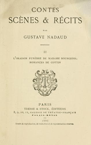 Tapa de Contes, scènes & récits.