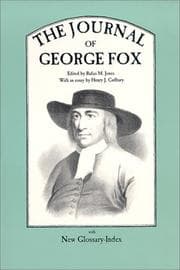 Tapa de The journal of George Fox edited from the mss by Norman Penny, F.S.A