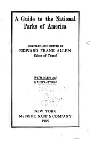 Tapa de A Guide to the National Parks of America