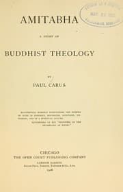 Tapa de Amitabha; a story of Buddhist theology