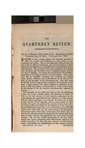 Tapa de The Quarterly Review
