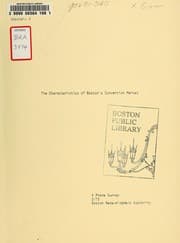 Tapa de The characteristics of Boston's convention market