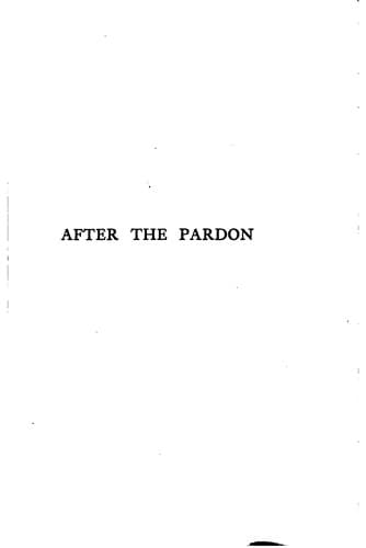 Tapa de After the pardon