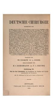 Tapa de Deutsche Chirurgie. v. 11, 1891