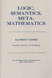 Tapa de Logic, semantics, metamathematics