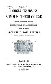 Tapa de Summa theologica