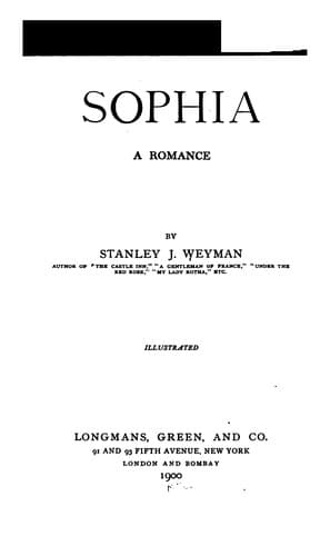 Tapa de Sophia: A Romance
