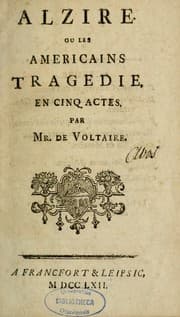 Tapa de Alzire, ou, Les Américains