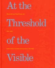 Tapa de At the threshold of the visible