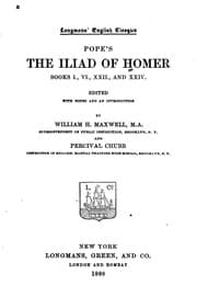 Tapa de ... Pope's The Iliad of Homer, book I, VI, XXII, and XXIV