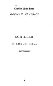 Tapa de Wilhelm, Tell: A Drama