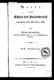 Tapa de Reise an die Küsten des Polarmeeres in den Jahren 1819, 1820, 1821 u. 1822