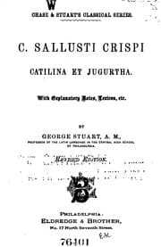 Tapa de C. Sallusti Crispi Catilina et Jugurtha: with explanatory notes, lexicon, etc