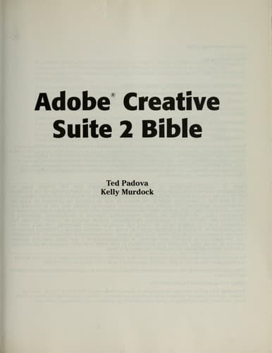 Tapa de Adobe Creative Suite 2 bible