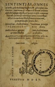 Tapa de Sententiae omnes ac verba, quae in divini Hippocratis Aphorismis continentur