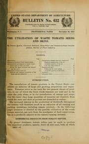 Tapa de The utilization of waste tomato seeds and skins