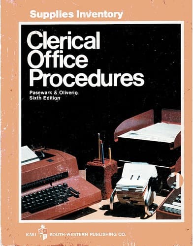 Tapa de Clerical office procedures