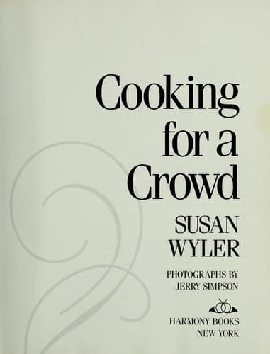Tapa de Cooking for a crowd