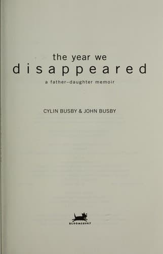 Tapa de The year we disappeared