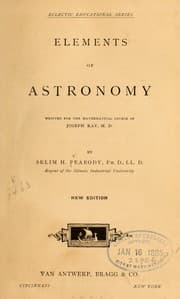 Tapa de Elements of astronomy