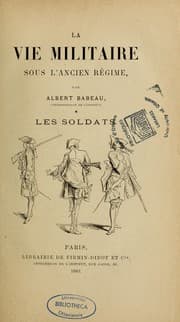 Tapa de La vie militaire sous l'ancien Régime