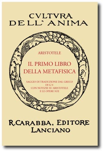 Tapa de Il Primo Libro Della Metafisica