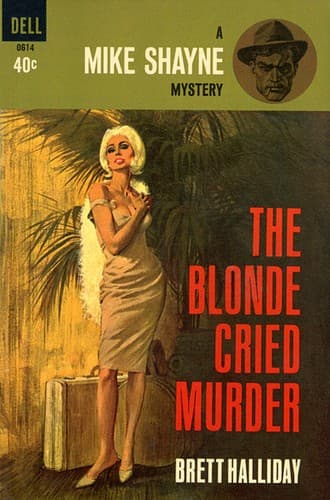 Tapa de The blonde cried murder