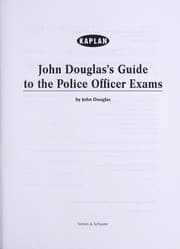 Tapa de John Douglas's guide to police officer exams
