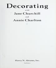 Tapa de Decorating with Jane Churchill and Annie Charlton