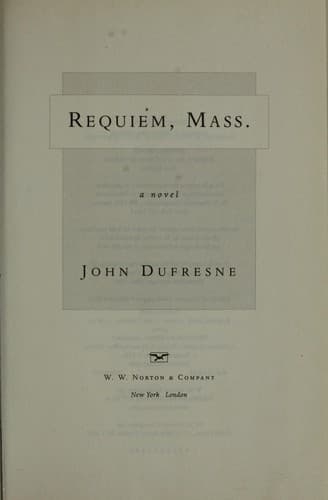Tapa de Requiem, Mass.