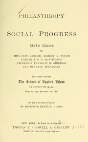 Tapa de Philanthropy and social progress