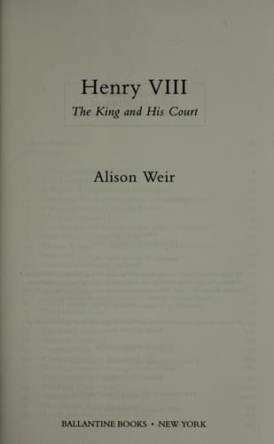 Tapa de Henry VIII