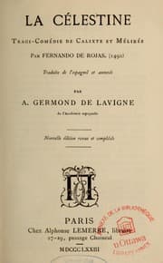 Tapa de La Célestine