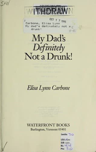 Tapa de My dad's definitely not a drunk!