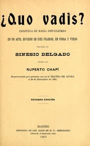 Tapa de ?Quo vadis?
