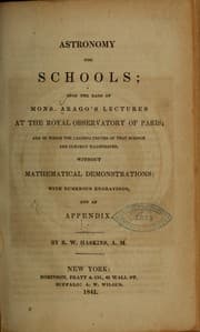 Tapa de Astronomy for schools