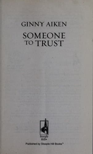 Tapa de Someone to trust