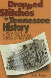 Tapa de Dropped Stitches in Tennessee History