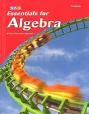Tapa de SRA Essentials for Algebra