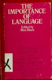 Tapa de The importance of language