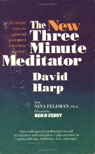 Tapa de The new three minute meditator