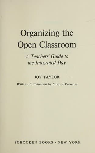 Tapa de Organizing the open classroom