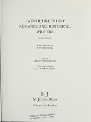 Tapa de Twentieth-Century romance and historical writers